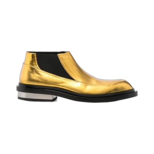 Lamé Ankle Boots