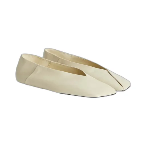 Square-Toe Ballerina Shoes