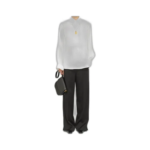 Pleated Cotton Shirt