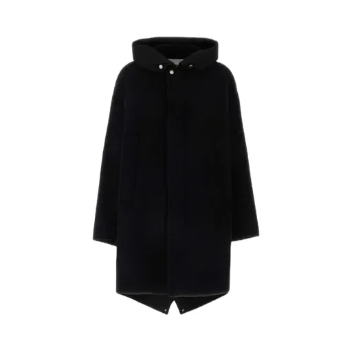 High-Low Hem Hooded Parka