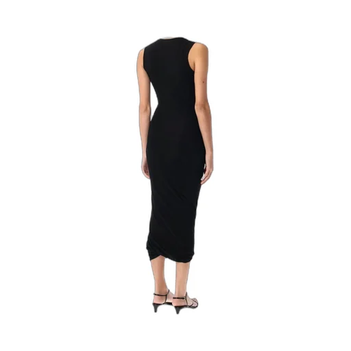 Crewneck Sleeveless Midi Dress