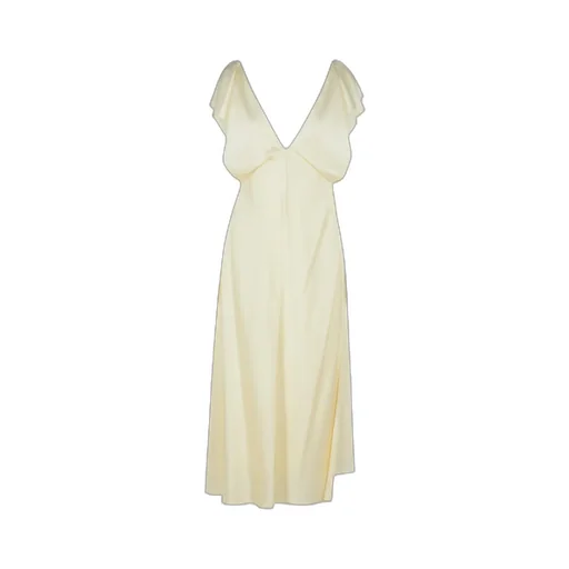 V-Neck Midi Dress