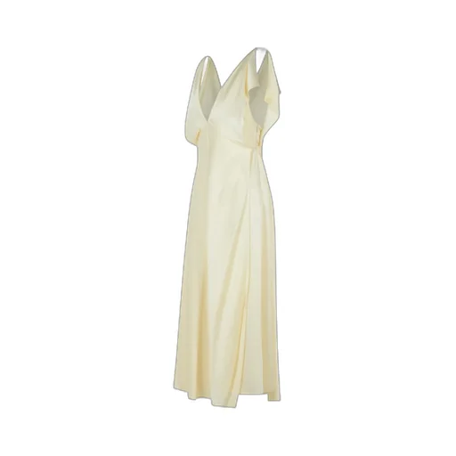 V-Neck Midi Dress