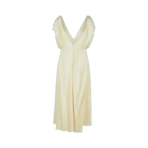V-Neck Midi Dress