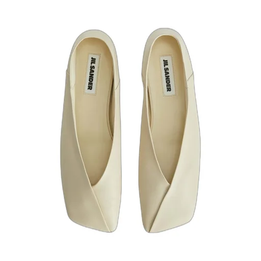 Square-Toe Ballerina Shoes
