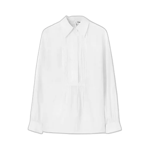 Pleated Cotton Shirt