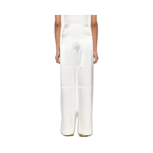 Satin Straight Leg Trousers