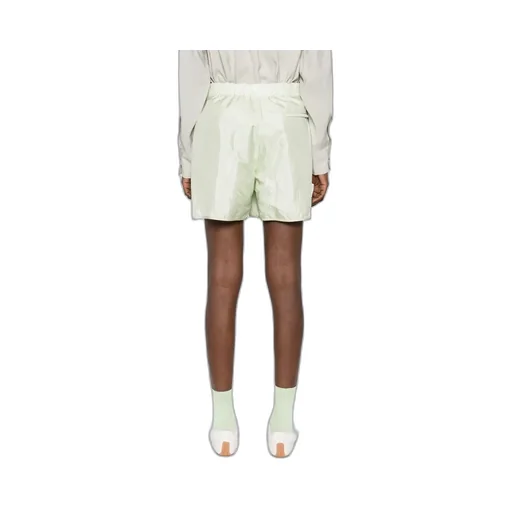Belted Straight-Leg Shorts