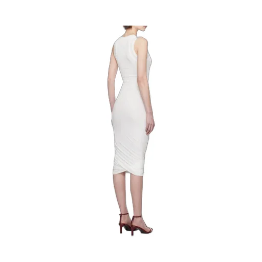 Crewneck Sleeveless Midi Dress