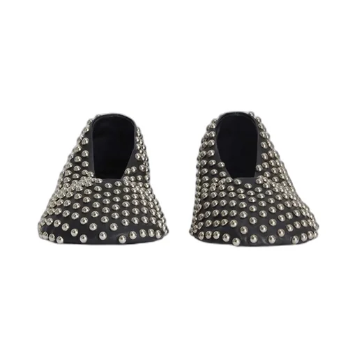 Studded Ballerinas