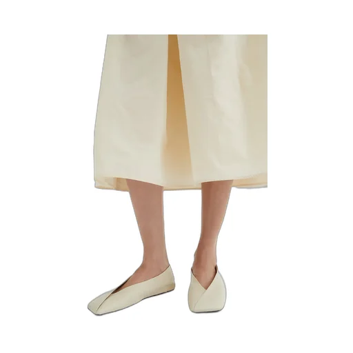 Square-Toe Ballerina Shoes