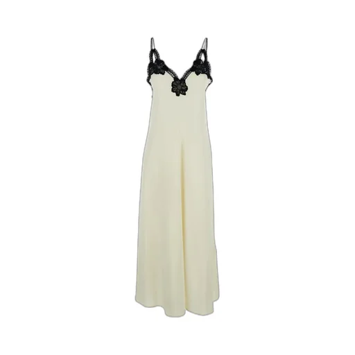 Lace Flower Detailed Midi Dress