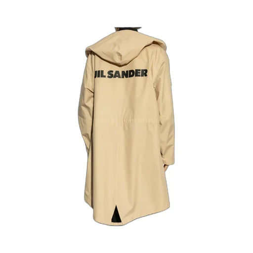 Logo Printed Hooded Parka