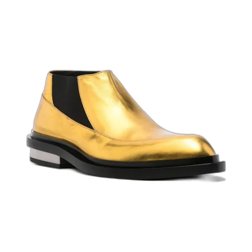 Lamé Ankle Boots