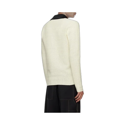 Split Neck Knitted Jumper