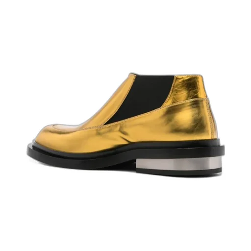 Lamé Ankle Boots
