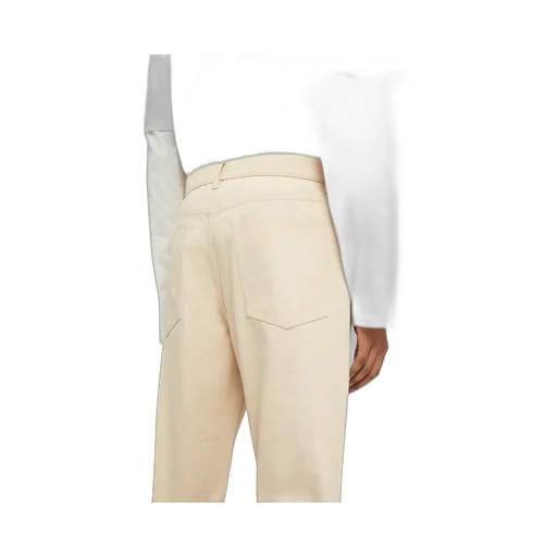 Button-Fastened Straight-Leg Jeans