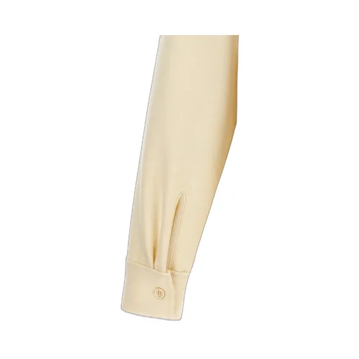 Long-Sleeved Straight Hem Shirt