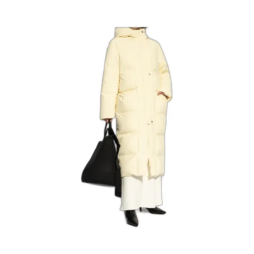 Quilted Hooded Down Coat
