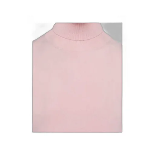 High-Neck Ribbed Sweater