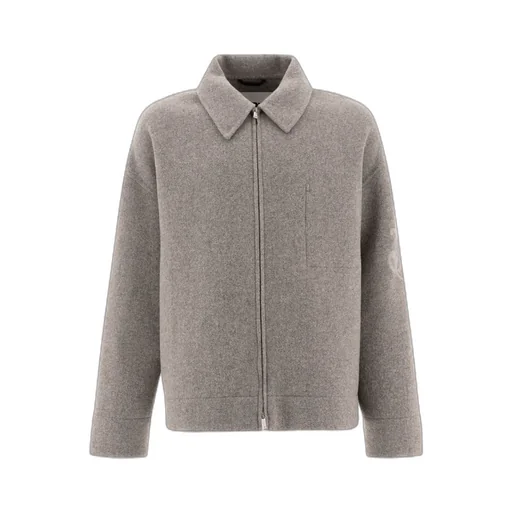 Relaxed Fit Zip-Up Jacket
