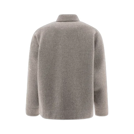 Relaxed Fit Zip-Up Jacket
