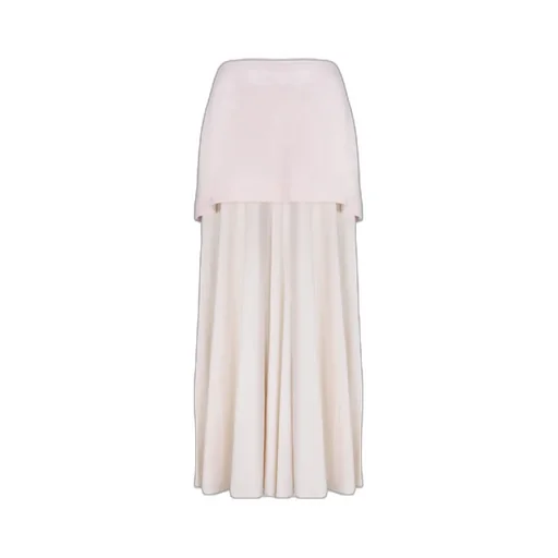Layered Effect Midi Skirt