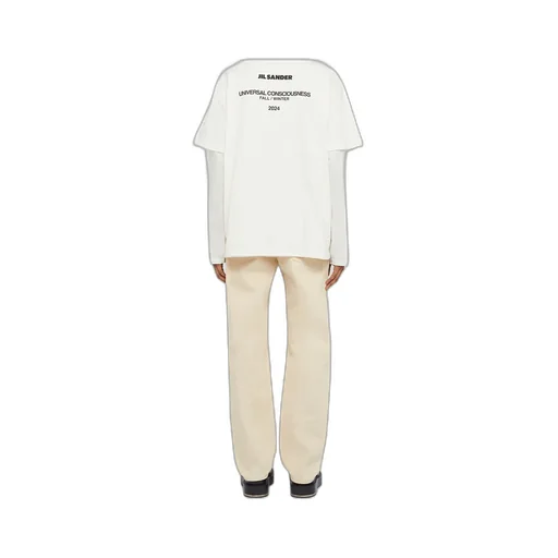 Button-Fastened Straight-Leg Jeans
