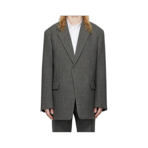 Long-Sleeved Suit Coat