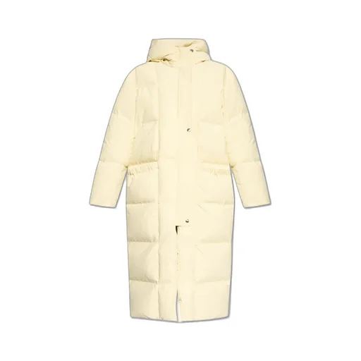 Quilted Hooded Down Coat