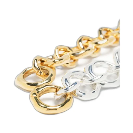 Two-Tone Chunky Chain Necklace