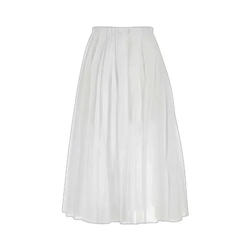 Wide Pleated Skirt