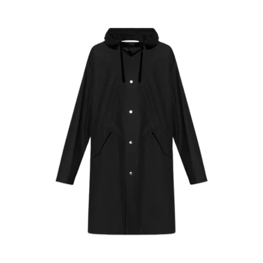 Logo Printed Hooded Parka