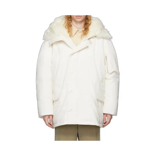 Zip Detailed Oversized Down Jacket