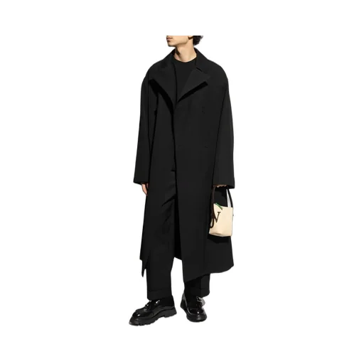 Double-Breasted Belted Coat