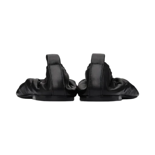 Gathered Detail Slip-On Flat Ballerinas