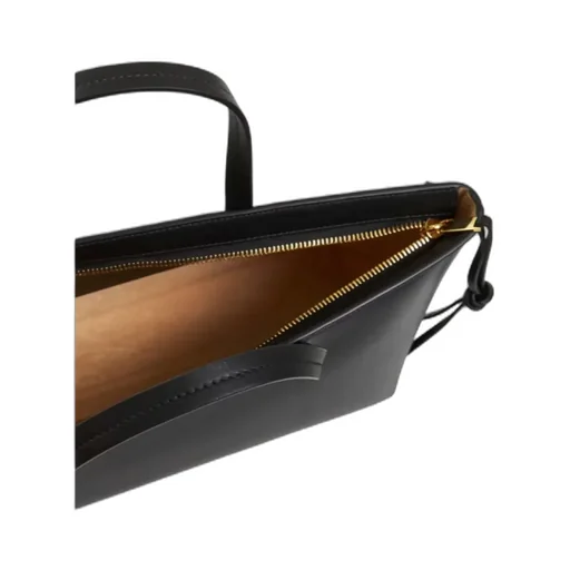Logo Printed Top Handle Bag