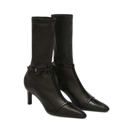 High-Heeled Ankle Boots