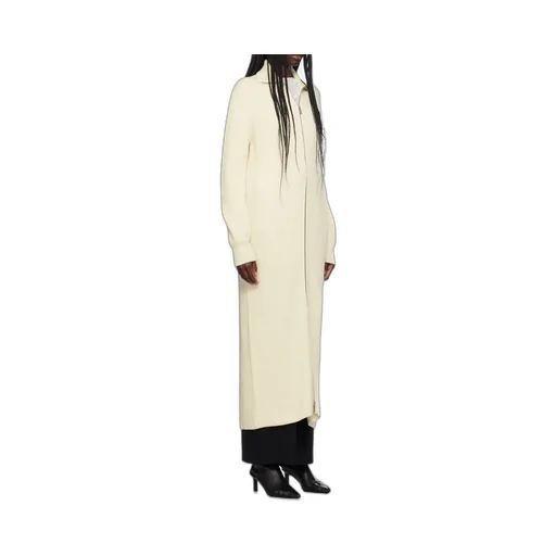 Ribbed-Knit Straight Hem Maxi Dress