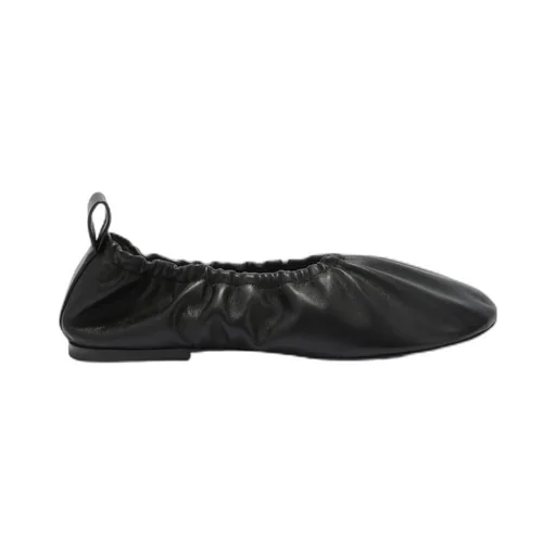 Gathered Detail Slip-On Flat Ballerinas