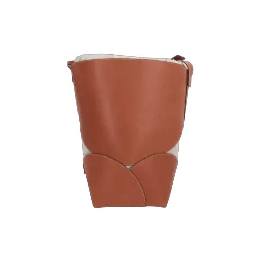 Logo Embossed Drawstring Bucket Bag