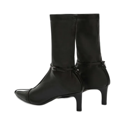 High-Heeled Ankle Boots