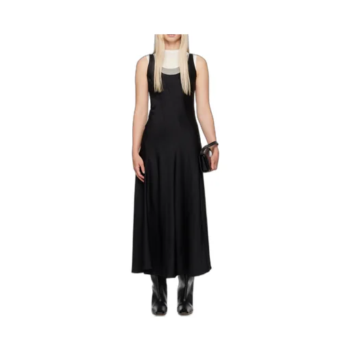Low Round Neck Dress