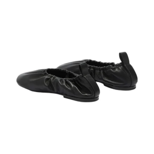 Gathered Detail Slip-On Flat Ballerinas