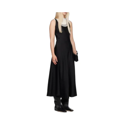 Low Round Neck Dress