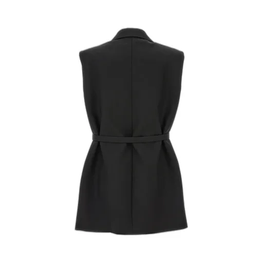 V-Neck Belted Vest