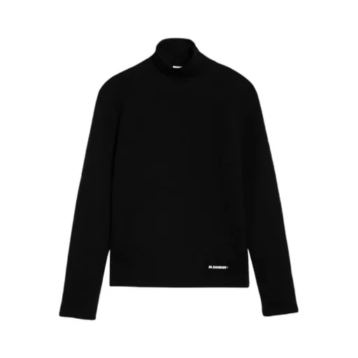 Logo Patch High Neck Sweatshirt