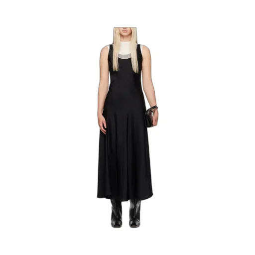 Low Round Neck Dress