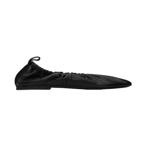 Gathered Detail Slip-On Flat Ballerinas
