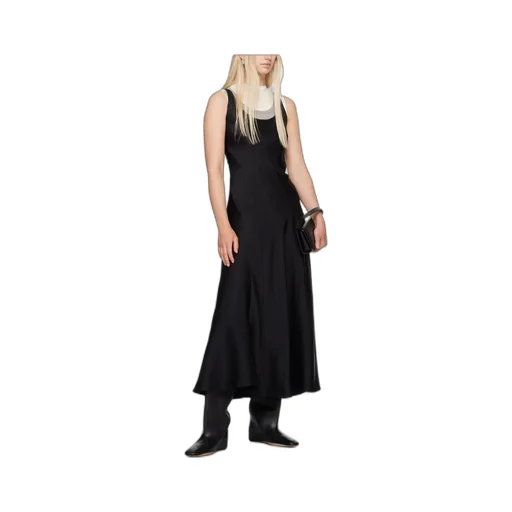 Low Round Neck Dress